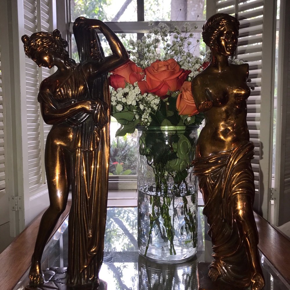 15inch Greek decorative statues.